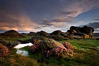1125 Passing Storm Higger Tor Chris Gilbert, Ravenseye Gallery, Peak District, Photographs, Courses